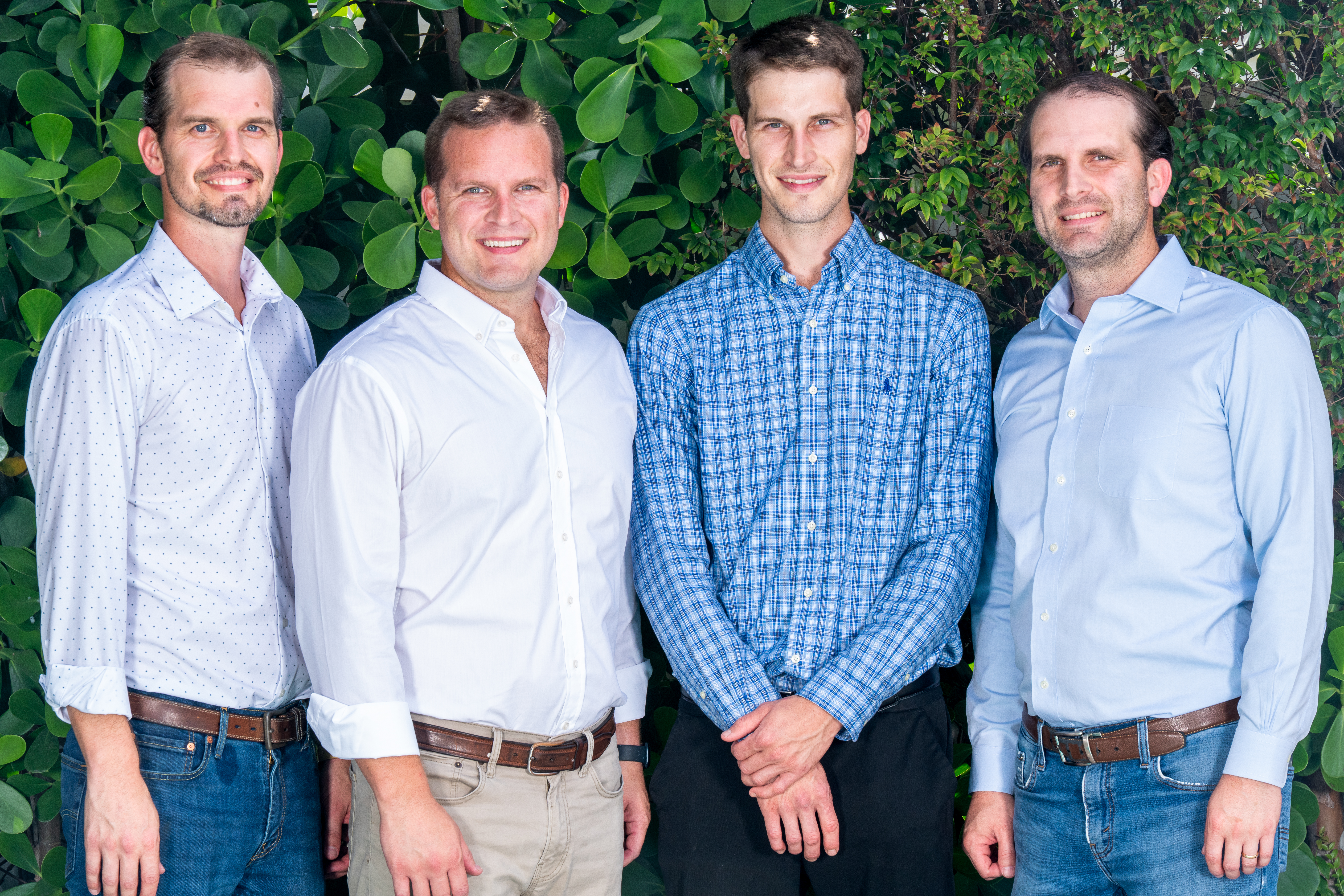 Brothers: Phillip, Chris, Luke & Nick standing side by side