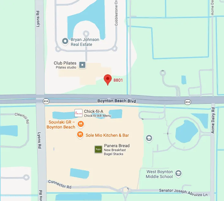 West Boynton Map
